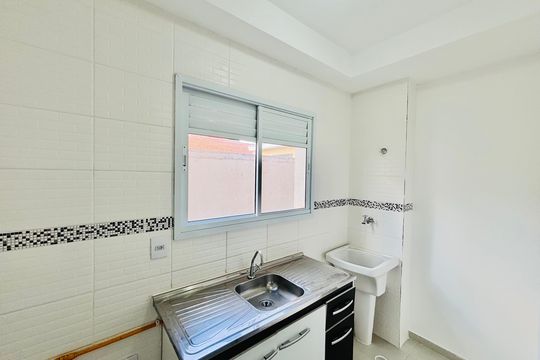 Cozinha de apartamento à venda com 2 quartos, 34m² em Artur Alvim, São Paulo