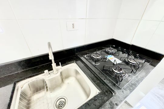 Cozinha de apartamento para alugar com 2 quartos, 52m² em Vila Galvão, Guarulhos