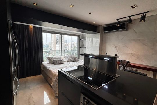 Apartamento para alugar com 1 quarto, 45m² em Cidade Monções, São Paulo