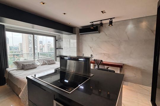 Apartamento para alugar com 1 quarto, 45m² em Cidade Monções, São Paulo