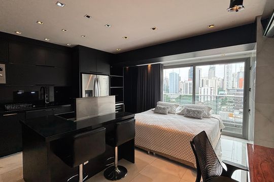 Apartamento para alugar com 1 quarto, 45m² em Cidade Monções, São Paulo