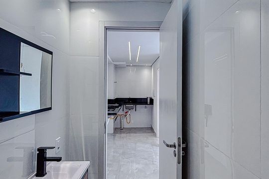 Banheiro de apartamento para alugar com 2 quartos, 34m² em Vila California, São Paulo
