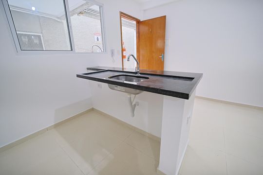 Sala/Quarto e Cozinha de kitnet/studio para alugar com 1 quarto, 29m² em Vila Sao Geraldo, São Paulo