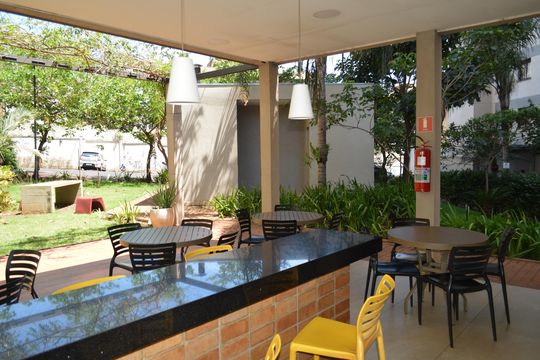 Área comum - Churrasqueira de apartamento para alugar com 2 quartos, 48m² em Jardim Paulistano, Ribeirão Preto