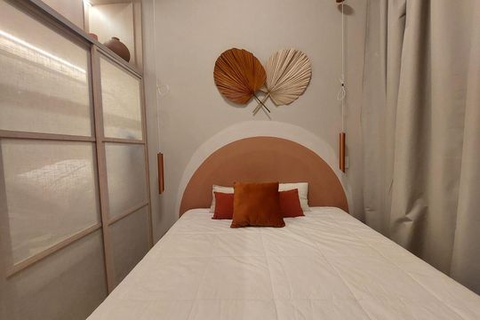 Suíte de apartamento para alugar com 2 quartos, 45m² em Santo Amaro, São Paulo