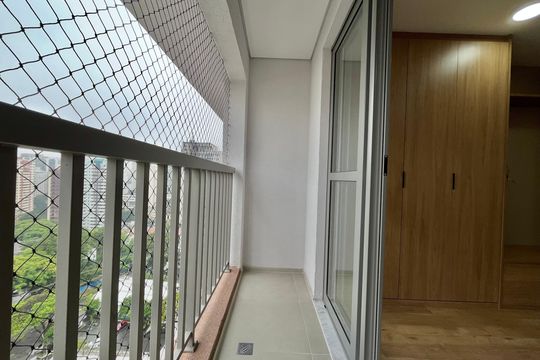 Varanda de kitnet/studio à venda com 1 quarto, 27m² em Vila Clementino, São Paulo