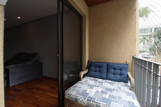 Varanda de apartamento para alugar com 2 quartos, 60m² em Vila Olímpia, São Paulo