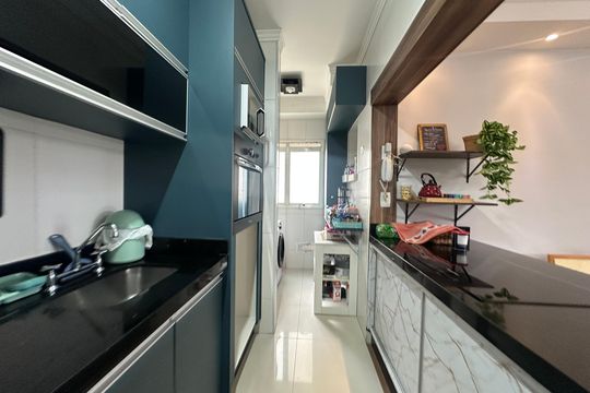 Cozinha de apartamento para alugar com 3 quartos, 87m² em Jardim Esperanca, Barueri