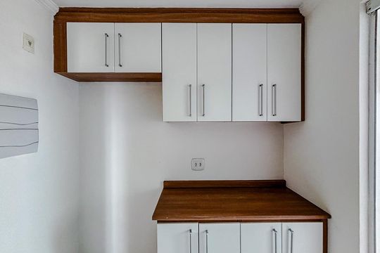 Cozinha - Armários de apartamento para alugar com 3 quartos, 84m² em Parque Maria Luiza, São Paulo