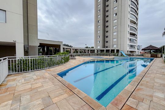 Área comum - Piscina de apartamento para alugar com 3 quartos, 84m² em Parque Maria Luiza, São Paulo