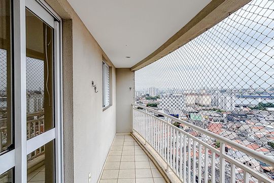 Varanda de apartamento para alugar com 3 quartos, 84m² em Parque Maria Luiza, São Paulo