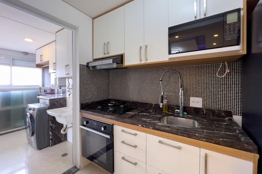 Cozinha de apartamento para alugar com 2 quartos, 70m² em Vila Mariana, São Paulo