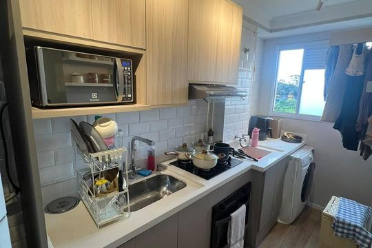 Cozinha de apartamento para alugar com 2 quartos, 42m² em Jardim Alvorada (Zona Oeste), São Paulo