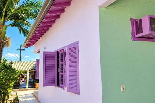 Área externa de casa para alugar com 2 quartos, 125m² em Parque dos Eucaliptos, Gravataí