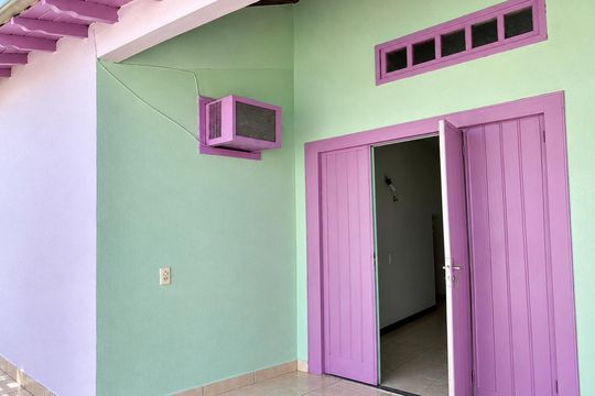 Área externa de casa para alugar com 2 quartos, 125m² em Parque dos Eucaliptos, Gravataí