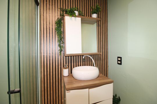 Banheiro de apartamento para alugar com 1 quarto, 48m² em Santa Etelvina, São Paulo