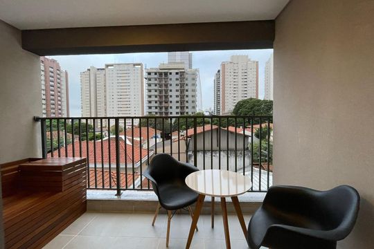 Varanda de apartamento à venda com 1 quarto, 24m² em Barra Funda, São Paulo