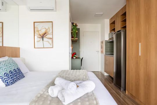 Kitnet/Studio à venda com 1 quarto, 24m² em Cidade Monções, São Paulo