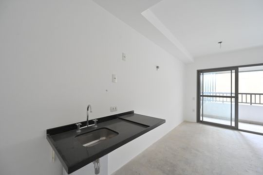 Cozinha de kitnet/studio à venda com 1 quarto, 40m² em Vila Clementino, São Paulo