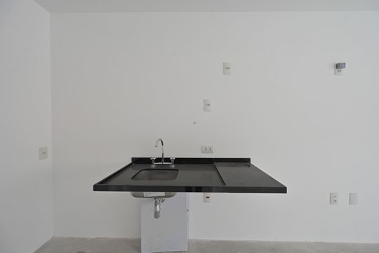 Cozinha de kitnet/studio à venda com 1 quarto, 40m² em Vila Clementino, São Paulo