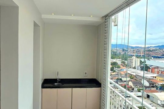 Varanda de apartamento à venda com 2 quartos, 60m² em Presidente Altino, Osasco