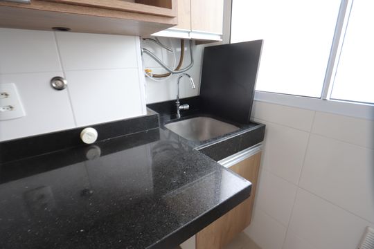 Cozinha de apartamento para alugar com 2 quartos, 43m² em Cidade São Mateus, São Paulo