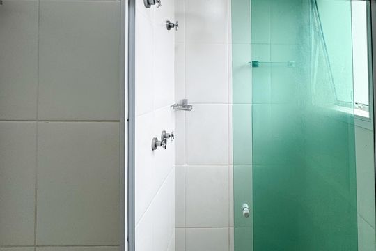 Banheiro - Suíte de apartamento para alugar com 3 quartos, 96m² em Independência, São Bernardo do Campo