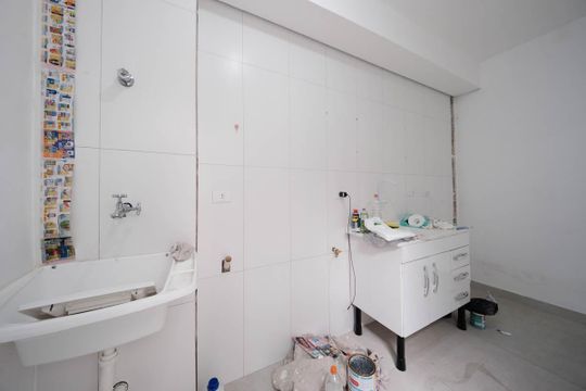 Sala/Cozinha de apartamento para alugar com 2 quartos, 41m² em Jardim Maringa, São Paulo