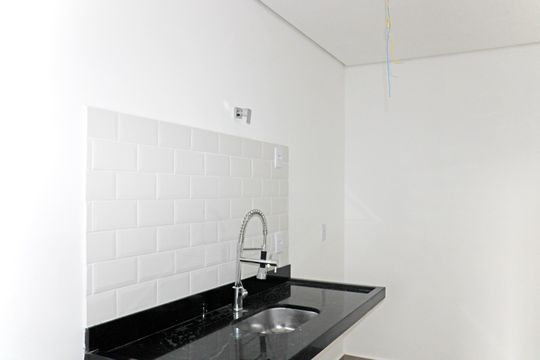 Cozinha de apartamento à venda com 2 quartos, 60m² em Altos do Morumbi, Vinhedo