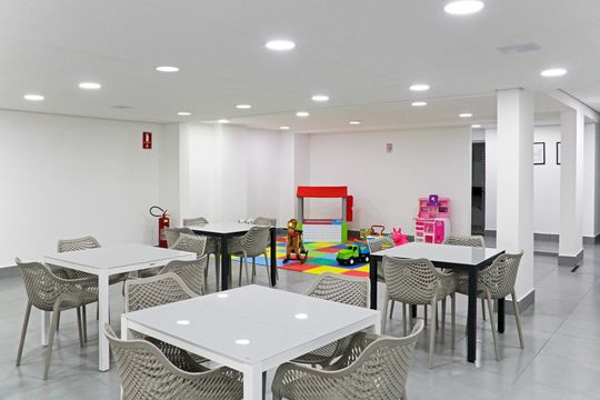 Área comum - Salão de festas de apartamento à venda com 2 quartos, 60m² em Altos do Morumbi, Vinhedo