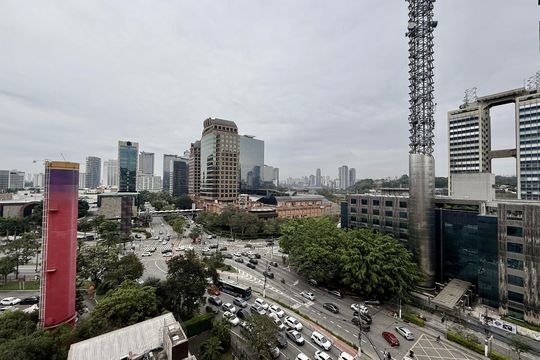 Vista  de kitnet/studio para alugar com 1 quarto, 24m² em Vila Cordeiro, São Paulo