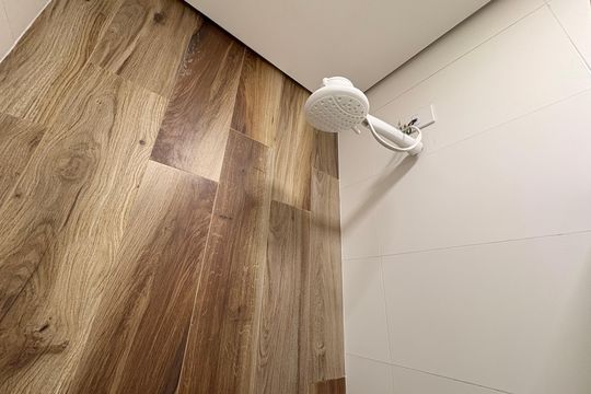 Banheiro de apartamento para alugar com 2 quartos, 47m² em Bangú, Santo André