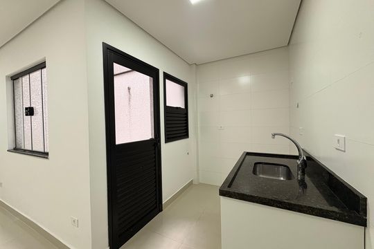 Cozinha de apartamento para alugar com 2 quartos, 47m² em Bangú, Santo André