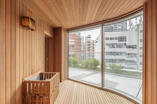 Saúna de apartamento para alugar com 1 quarto, 66m² em Pinheiros, São Paulo