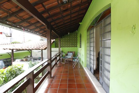 Varanda da Sala de casa à venda com 3 quartos, 360m² em Alto Caiçaras, Belo Horizonte