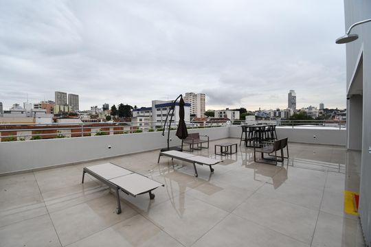Área comum de kitnet/studio para alugar com 1 quarto, 30m² em São Francisco, Curitiba