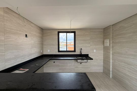 Cozinha de apartamento para alugar com 2 quartos, 110m² em Alípio de Melo, Belo Horizonte