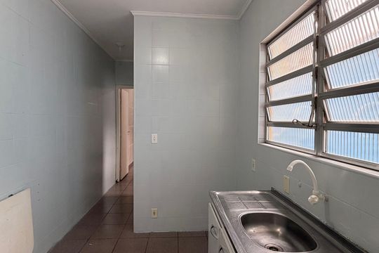 Cozinha de casa para alugar com 1 quarto, 50m² em Vila Palmares, São Caetano do Sul