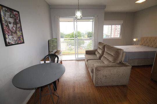 Sala de apartamento para alugar com 1 quarto, 40m² em Centro, São José dos Campos