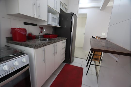 Cozinha de apartamento para alugar com 2 quartos, 63m² em Vila Prudente, São Paulo