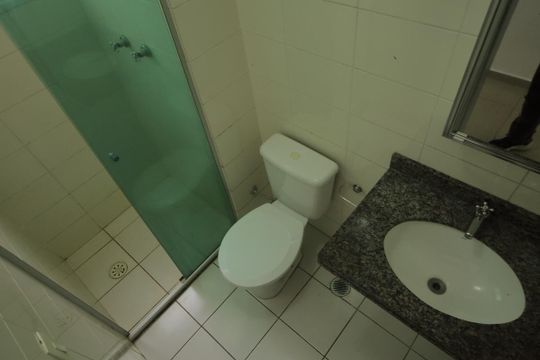 Banheiro  de apartamento para alugar com 2 quartos, 55m² em Nova Petrópolis, São Bernardo do Campo