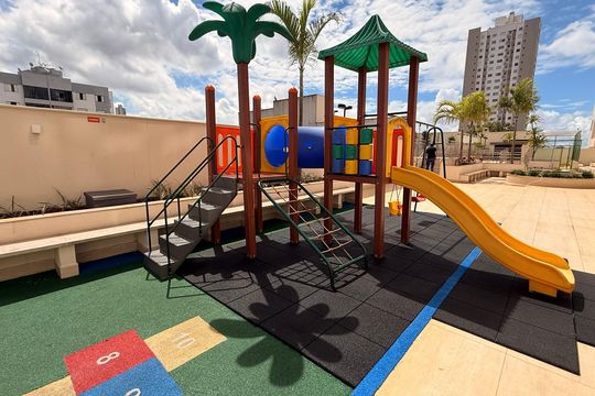 Área comum - Playground de apartamento à venda com 2 quartos, 62m² em Parque Amazonia, Goiânia