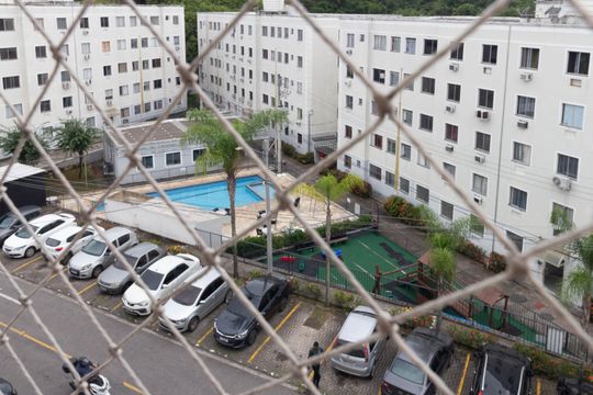 Vista da Sala de apartamento à venda com 2 quartos, 45m² em Campo Grande, Rio de Janeiro