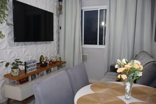 Sala de apartamento para alugar com 2 quartos, 40m² em Cidade Satelite Santa Barbara, São Paulo