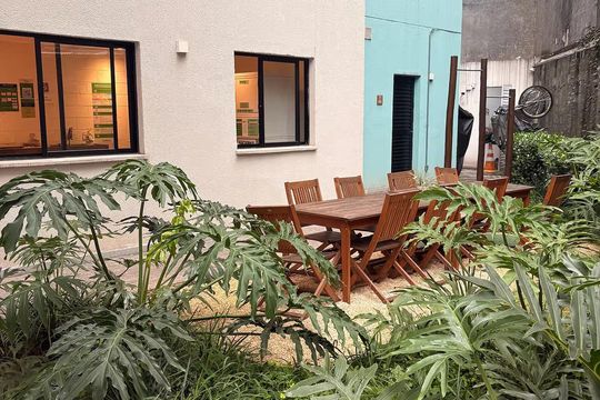 Área externa de apartamento para alugar com 1 quarto, 25m² em Vila Buarque, São Paulo
