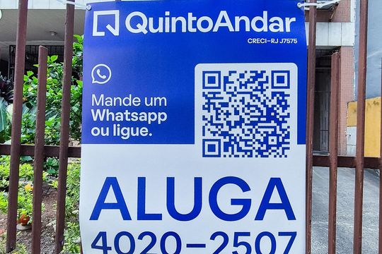 Placa Grande QuintoAndar de apartamento para alugar com 3 quartos, 90m² em Penha, Rio de Janeiro