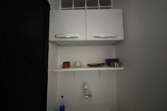 Cozinha de kitnet/studio para alugar com 1 quarto, 35m² em Parque Alexandre, Cotia