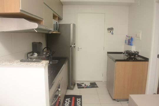 Cozinha de apartamento para alugar com 1 quarto, 31m² em Vila Ema, São Paulo