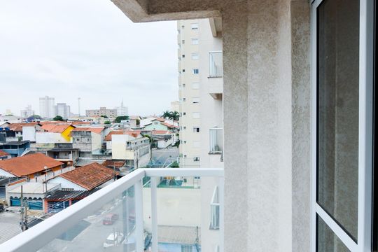 Varanda da Sala de apartamento para alugar com 2 quartos, 56m² em Vila Galvão, Guarulhos
