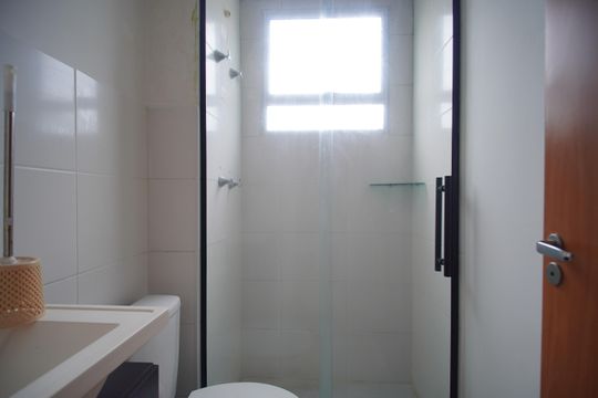 Banheiro de apartamento para alugar com 2 quartos, 50m² em Canudos, Novo Hamburgo